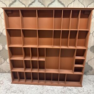 Trinket Shelf Tray Display 1:12 Brown Miniatures Minis 13.5"x13.5" 3D Printed